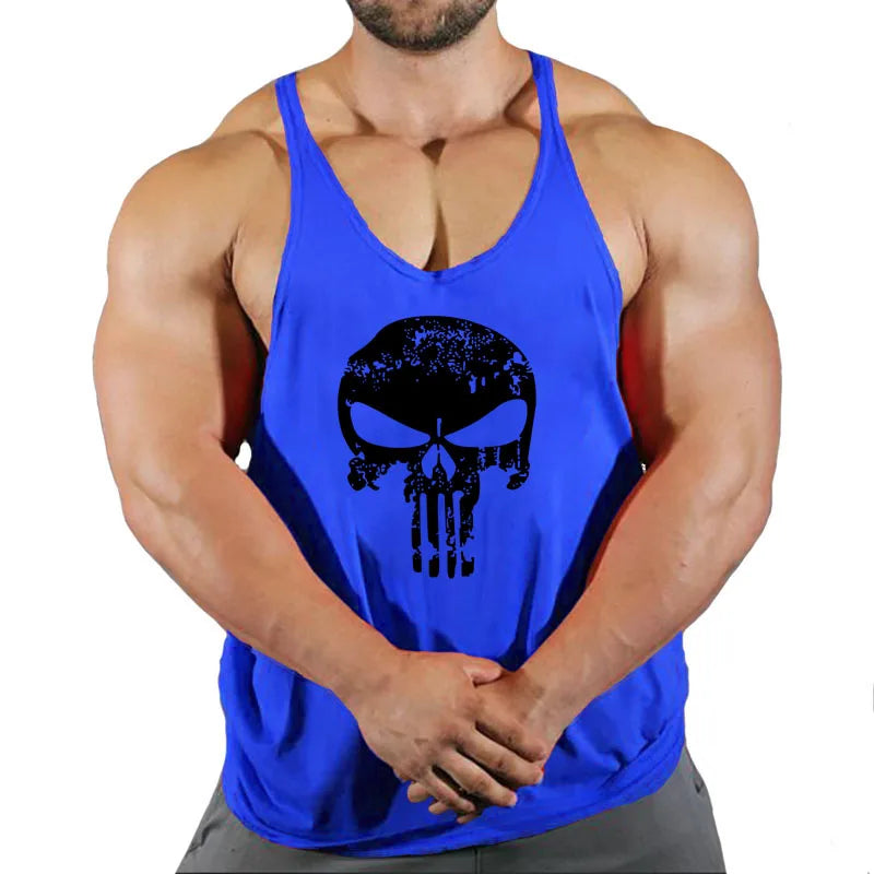 Men's Clothing Gym Vest Vests Bodybuilding Man Top for Fitness Stringer Sleeveless Sweatshirt T-shirts Suspenders Man Clothes