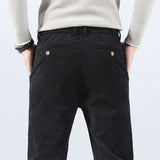 Spring Autumn Men's Corduroy Trousers New Men's Clothing Stretch Slim Fit Casual Pants Fashion Mens Business Work Pants