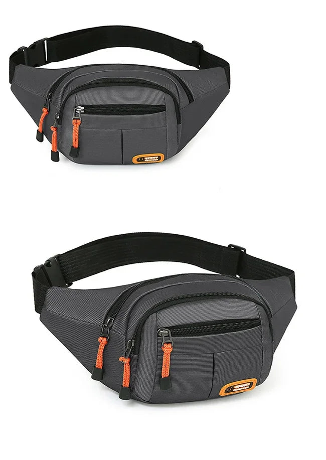 Oxford Waterproof Mobile Waist Bag for Men Women Multifunctional Large Capacity Fanny Pack Wear-resistant Riñoneras Para Hombre