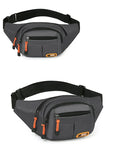 Oxford Waterproof Mobile Waist Bag for Men Women Multifunctional Large Capacity Fanny Pack Wear-resistant Riñoneras Para Hombre