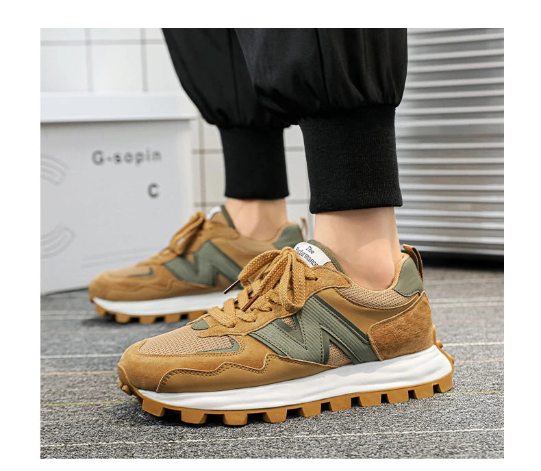 Men New Breathable Sneakers High-end Sport Balance Fashion Shoes for Men Trend Luxury Sneakers Women  Zapatos Altos Hombre