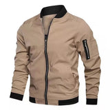 Spring Autumn Men's Windbreaker Jacket Casual Lightweight Jacket For Men Sports Zip Up Coat with Pockets Clothing