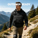 Tactical Outdoor Chest Bag Men's Vest Bag MOLLE Chest Pack for Cycling Bags Running Front Chest Bag Sports Vest Bag