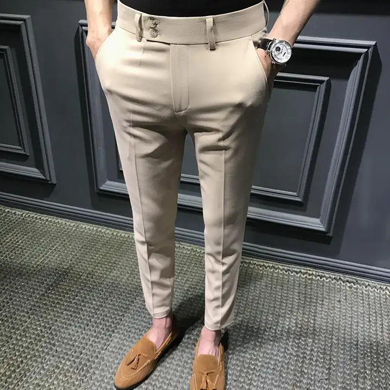 2026New Spring Autumn Fashion Men's Business Trousers Male Casual Straight Pants S31 Men Dress Pants