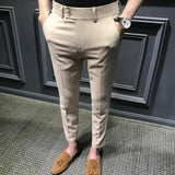 2026New Spring Autumn Fashion Men's Business Trousers Male Casual Straight Pants S31 Men Dress Pants