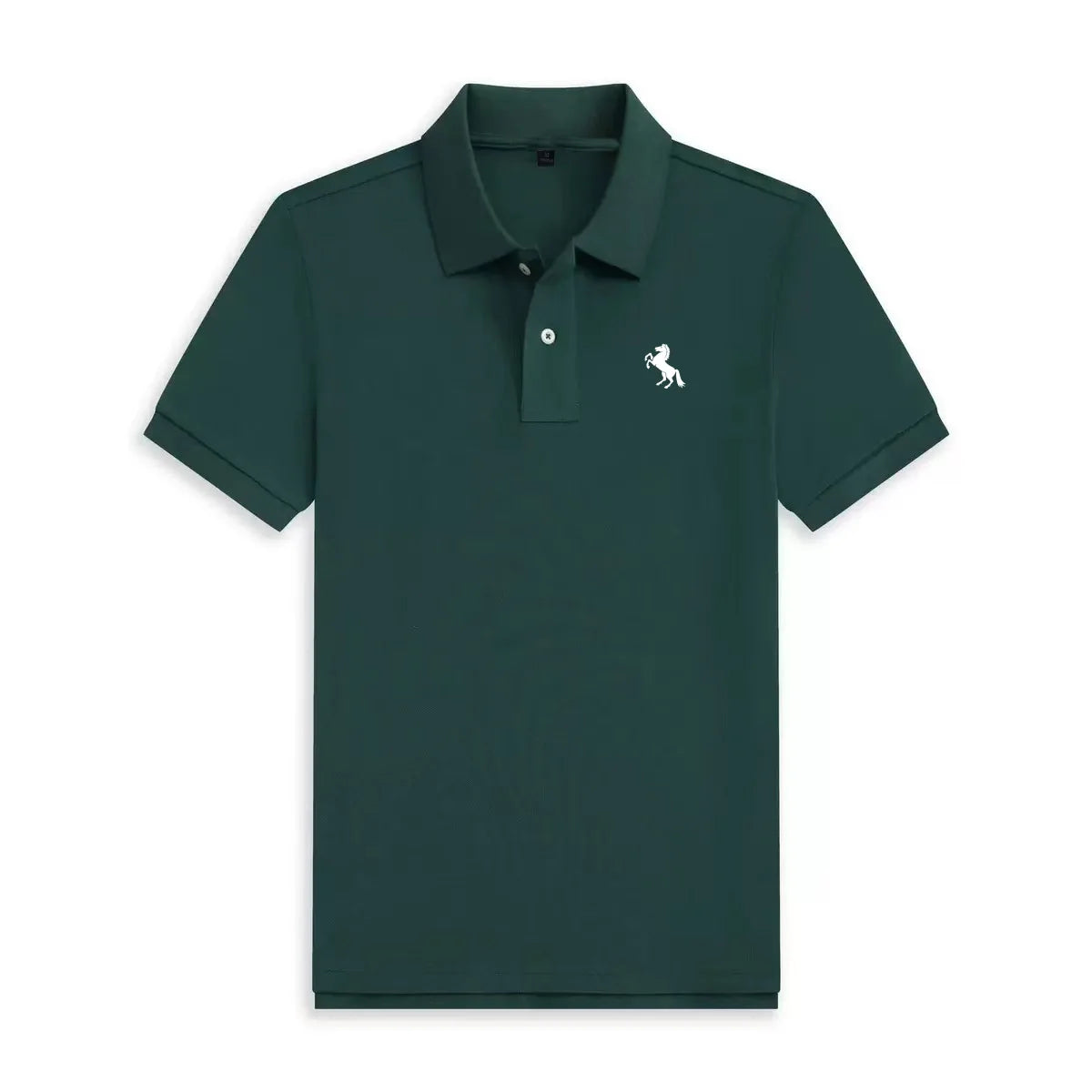 Men's 2026 boutique short sleeved polo shirt summer new fashion brand print versatile comfortable casual T-shirt breathable top