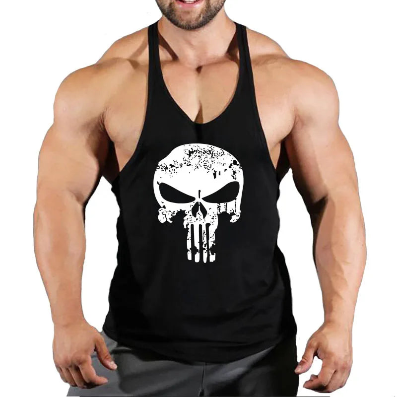 Men's Clothing Gym Vest Vests Bodybuilding Man Top for Fitness Stringer Sleeveless Sweatshirt T-shirts Suspenders Man Clothes