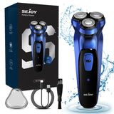 Electric Razor for Men Cordless,Men's Electric Shaver,,Pop-up Trimmer,Wet or Dry Rotary Shaver for Men for Travel,USB Fast Charging
