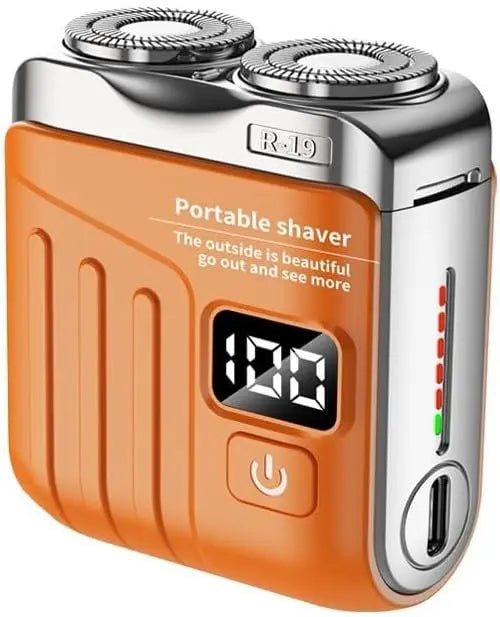 9000+ RPM Portable Electric Shaver, 180-Day Battery & 1H Fast Charge, LED Smart Display, Waterproof, Floating Blades, Type-C