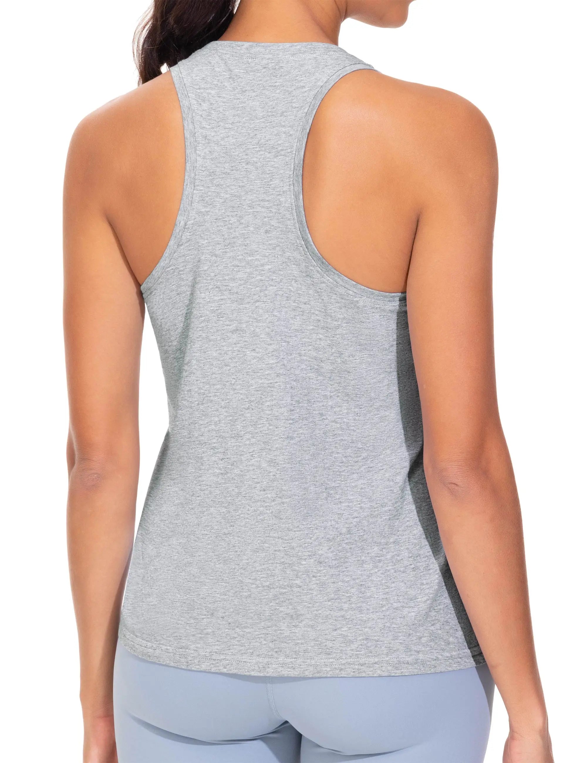 THE GYM PEOPLE Women's Racerback Workout Tanks Tops Sleeveless Running Athletic Yoga Shirts