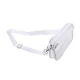 Women Clear Shoulder Bag Solid Color Transparent Purse Female Simple Crossbody Bags With Front Pocket Casual Handbag For Ladies