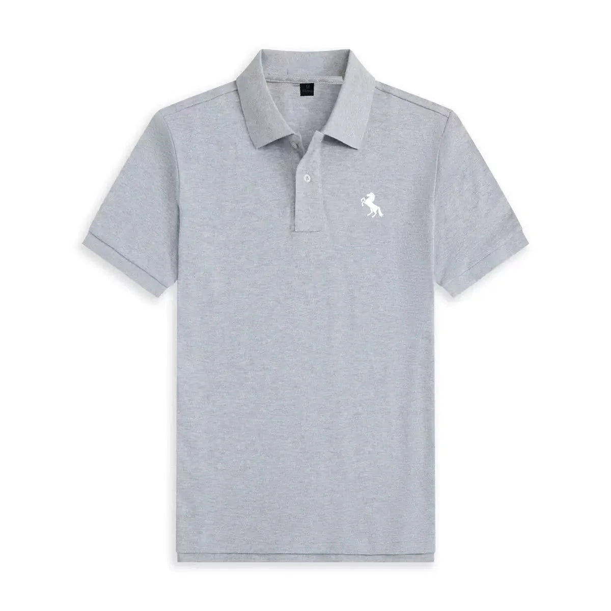 Men's 2026 boutique short sleeved polo shirt summer new fashion brand print versatile comfortable casual T-shirt breathable top