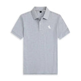 Men's 2026 boutique short sleeved polo shirt summer new fashion brand print versatile comfortable casual T-shirt breathable top