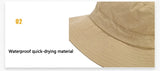 Quick Drying Fisherman Caps Women Men Outdoor Sun Anti-UV Protection Panama Hats Waterproof Camping Foldable Bob Bucket Sunhats
