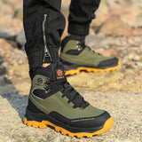 Fashion Best Quality Protective Work Safety Shoes For Men Breathable Shoes Anti-Puncture Steel Toe Cap Anti Puncture Work Boots