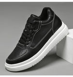 High Quality Men Sneakers Elevator Shoes for Men Fashion Casual Shoes Comfortable Leather Sports Shoes Height Increase 6/8/10cm