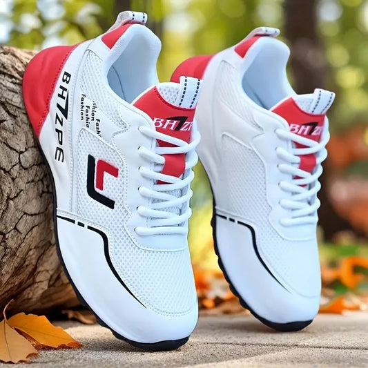 Sneakers, A Pair of Men's Sporty Casual Shoes, Trendy and Versatile, Fashionable Fitness Men's Shoes