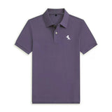 Men's 2026 boutique short sleeved polo shirt summer new fashion brand print versatile comfortable casual T-shirt breathable top