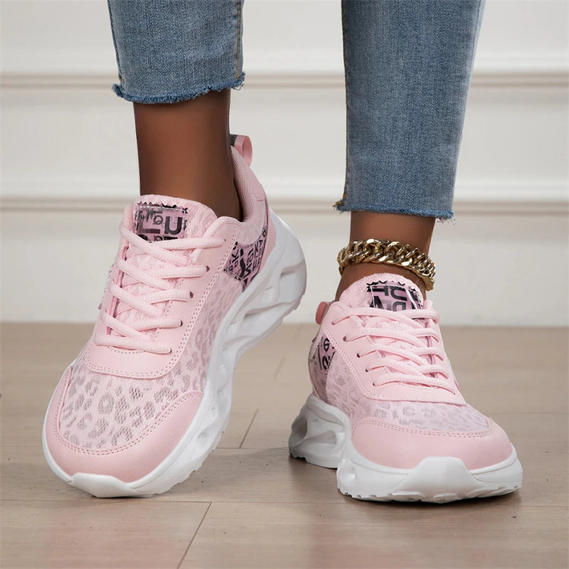 Wide Toe Women's Walking Shoes Pink Barefoot Sneakers For Women Flat Sneakers Comfy Non-slip Casual Sports Shoes Women Trainers