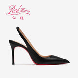 Heeled sandals Red Shiny Bottoms Naked color luxury Hollow 2026 New Elegant High Heels Sexy Slingbacks Ladies Shoes Women shoes
