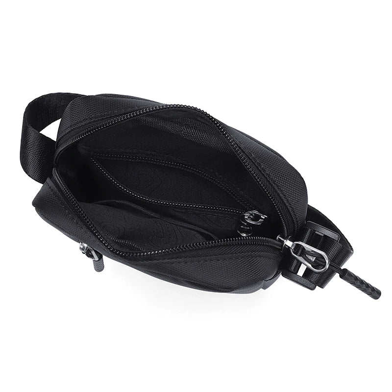 GOLF Mini Shoulder Bag Man Crossbody for Men Black Cross Bag Casual Slim Oxford Small Cell Phone Sling Messeng Bag Lightweight