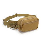 Outdoor MOLLE Tactical Waist Bag for Men Outdoor Multi Functional Nylon Sports Waist Bag for Hiking, Hunting, Running, Cycling, Assault Combat Waistpack