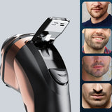 Hatteker Electric Shaver for Men Full Body Washable Rechargeable LCD Display Floating Beard Razor