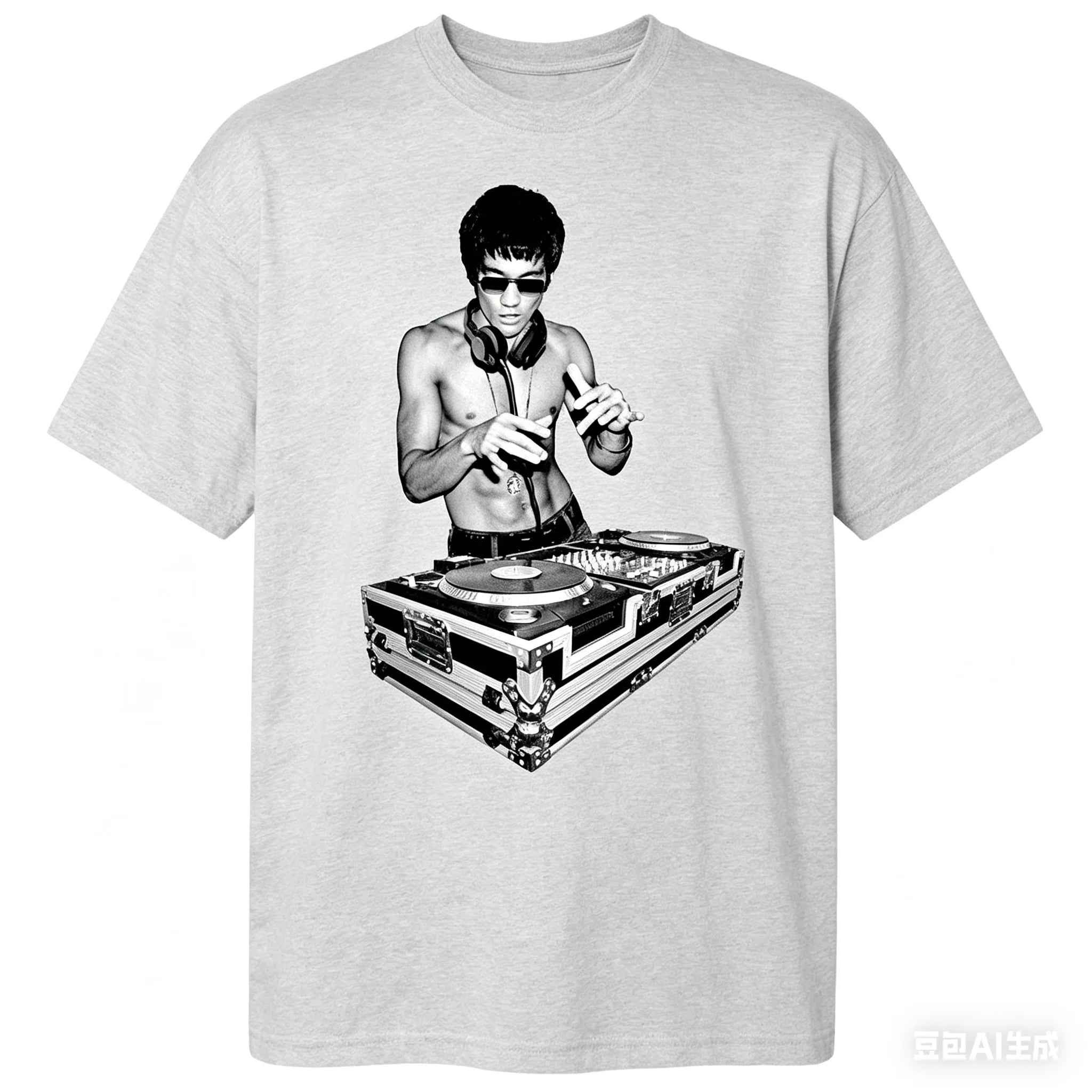DJ Lee Inspired by Bruce T-shirt Funny Tony Stark Kung Fu Movie Fan Gift T-shirt