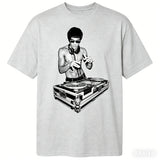 DJ Lee Inspired by Bruce T-shirt Funny Tony Stark Kung Fu Movie Fan Gift T-shirt