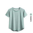 DRUR Yoga Tops Sportswear Woman Gym Shirts Breathable Quick Dry Short Sleeve Workout T Shirt Jogger Running T Shirt Yogawear New