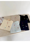 Autumn Winter 2026 Soft Elegant O-neck Loose Casual Sweaters Women Knitted Chic Embroidery Cardigan Basic Colorful Buttons Tops