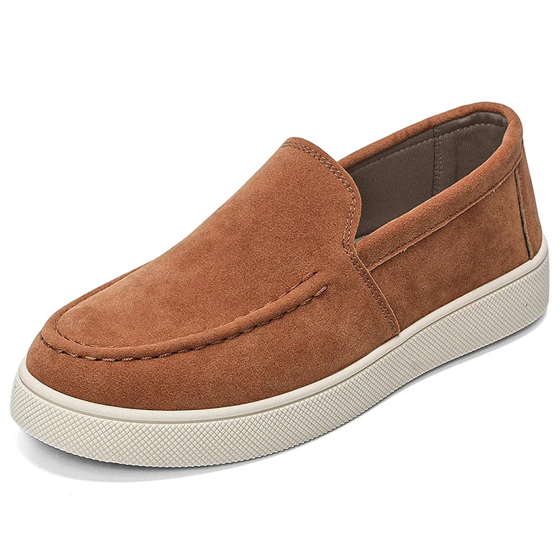 Fashion Men's Casual Shoes Suede Leather Men Classic British Style Tassels Loafers Moccasins Mens Outdoor Driving Flats