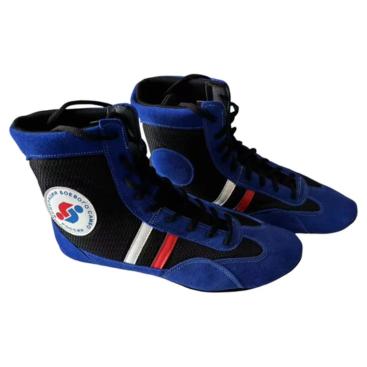 Sambo Shoes European Martial Arts Shoe Wrestling Judo Kicking Boxing BJJ Shoes