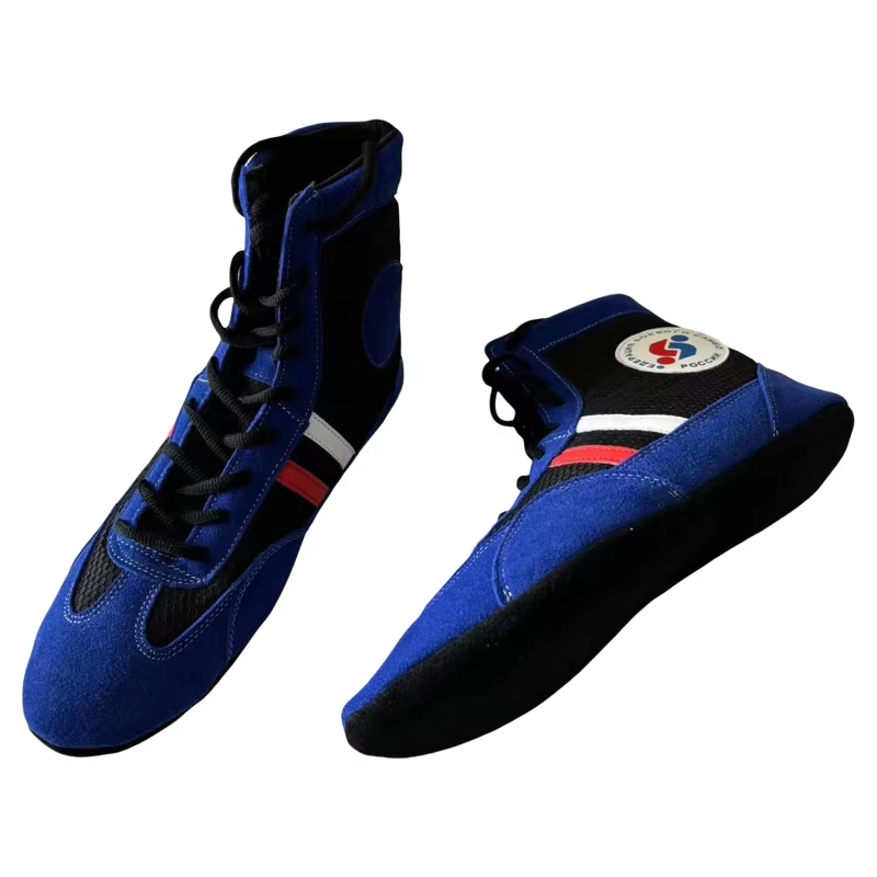 Sambo Shoes European Martial Arts Shoe Wrestling Judo Kicking Boxing BJJ Shoes