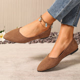 New Style Pointed Toe Shallow Mouth Breathable Bow Decoration Fashionable and Elegant Casual Flat Shoes for Women Zapatos Mujer