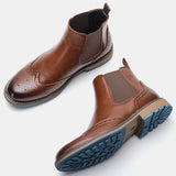 Chelsea Boots Men Comfortable Brand Fashion 2026 ankle boots men