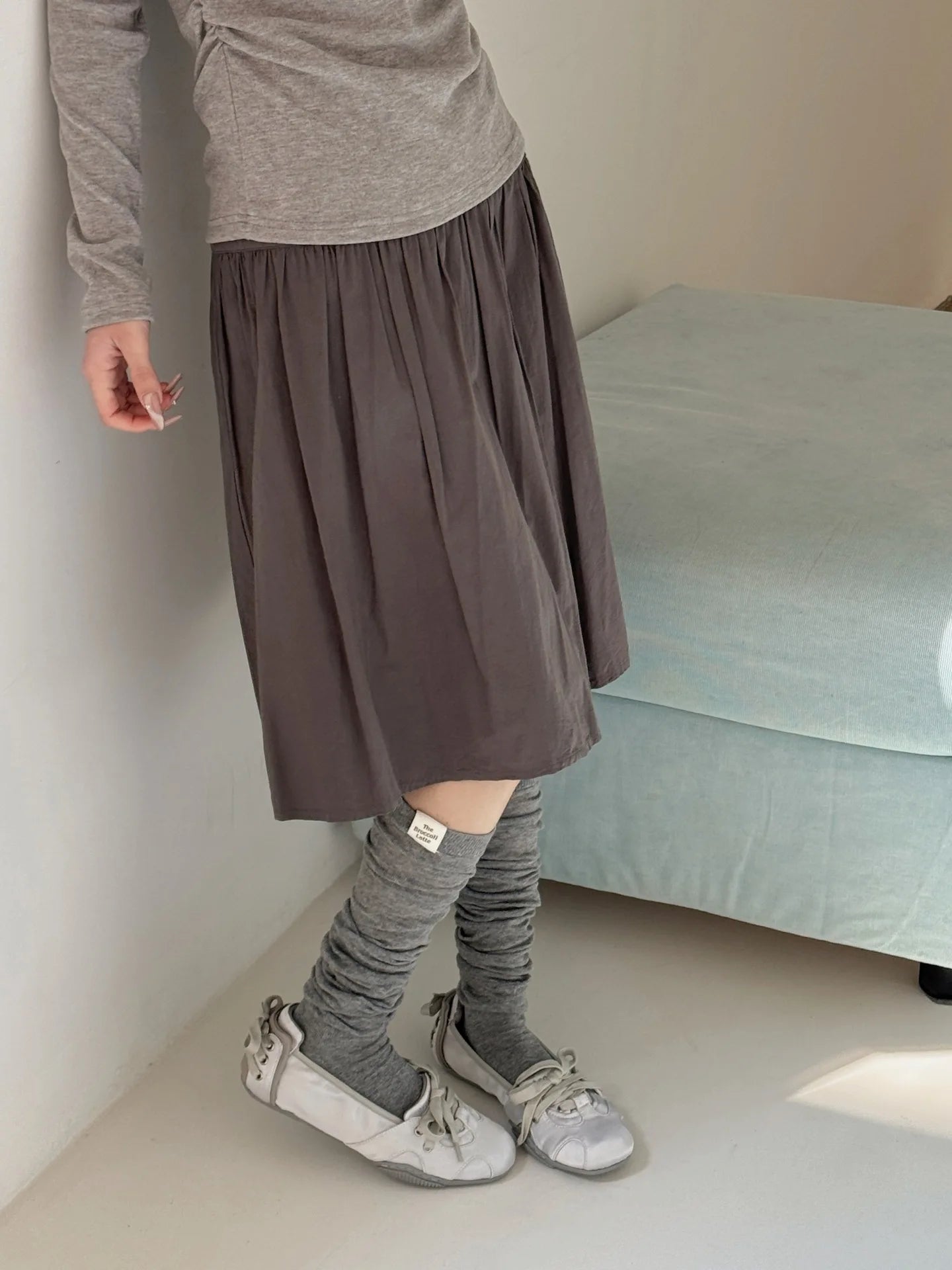 Korean Thigh High Socks Women Stockings Solid Color Mesh Calf Socks Stockings Japanese JK Knee High Socks Thigh High Stockings