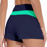 2024 Women Swimsuit Panties Swimwear Beach Shorts High Waist Stretch Sports Tankini Bottoms Menstrual Leakproof Swim Shorts