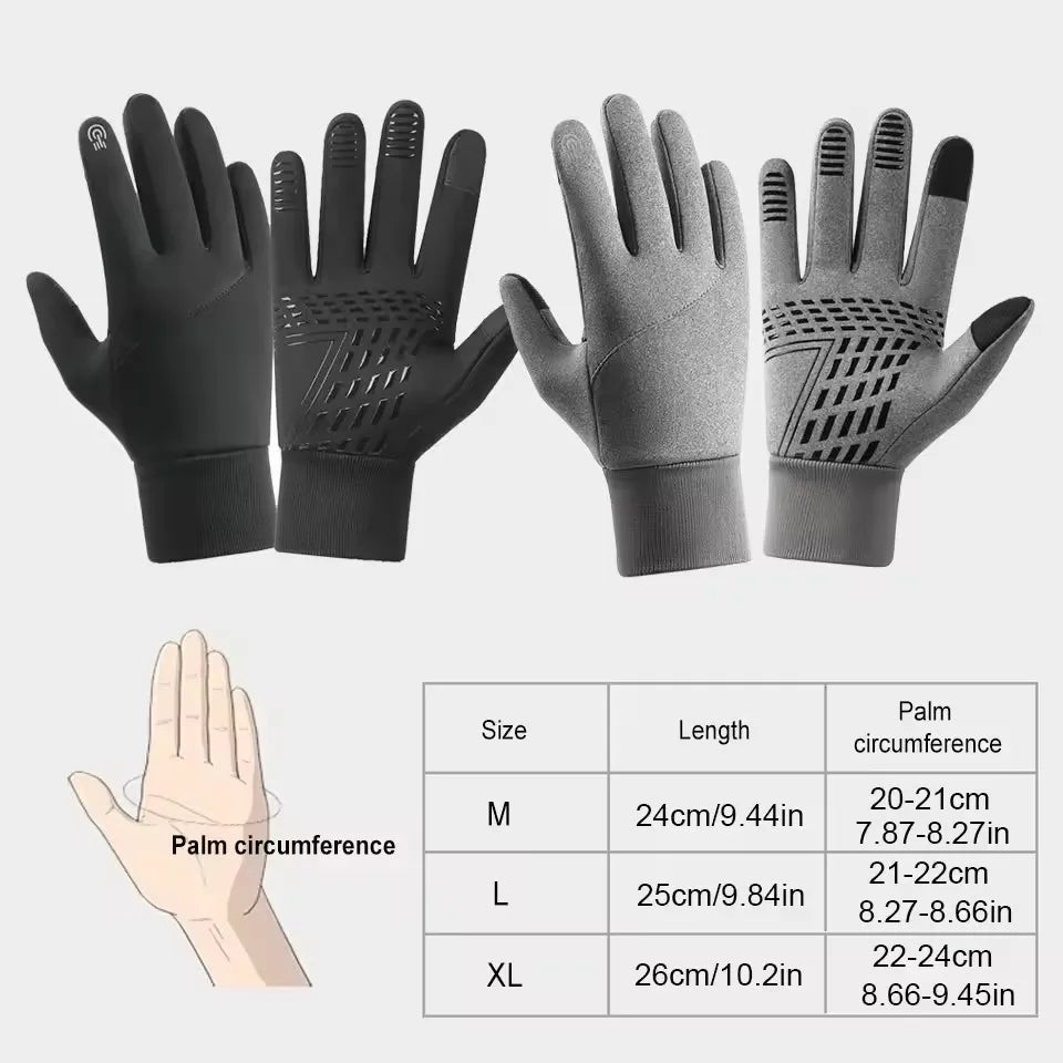 Autumn Winter Outdoor Cycling Gloves Gym Fitness Sports Running Warm Touch Screen Nonslip Gloves Motorcycle Gloves Men Women