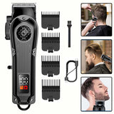 Professional Hair Clipper for Men, Electric Barber Clipper Cordless Rechargeable Hair Cutting Clippers, Men's Hair Cutting Tools