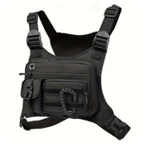 Tactical Outdoor Chest Bag Men's Vest Bag MOLLE Chest Pack for Cycling Bags Running Front Chest Bag Sports Vest Bag