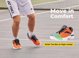 FitVille Men'S Wide Pickleball & All Court Tennis Shoes Lightweight Slip-Resistant Athletic Sneakers With Arch Support For Plantar Fasciitis Men'S Shoes Casual Sneakers Autumn Gym Clothes