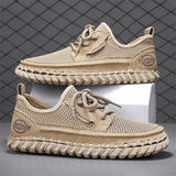 New Trend Man Hiking Shoes Lightweight Soft Mesh Flats Comfortable Non-slip Sneakers Outdoor Casual Sports Shoes Men's Trainers