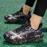 Men's Breathable Road Running Shoes - Shock-Absorbing and Wear-Resistant Soles, Eva Cushioning Pads, Lightweight Low-Top Sneakers with Striped Design, Suitable for Gym, Jogging and Everyday Wear, Stylish Sporty Style, with Ev