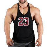 Sleeveless Sweatshirt Muscular Man Gym Shirt Man Men's Clothes Top for Fitness Vests Stringer Clothing Bodybuilding Vest Singlet
