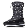 Platform Snow Boots Female Plus Size 42 White Women Boots Winter Shoes Warm Plush Mid-calf Boots Waterproof Rubber Non-slip