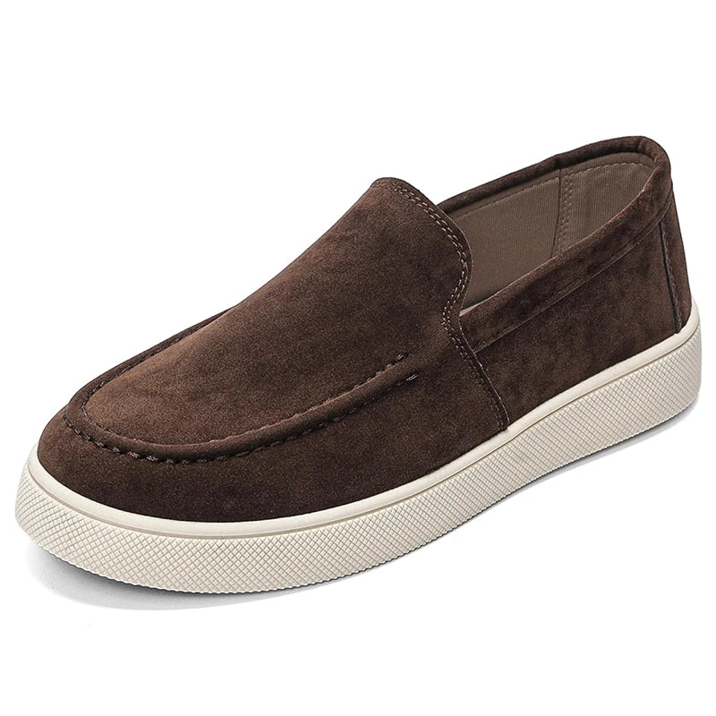 Fashion Men's Casual Shoes Suede Leather Men Classic British Style Tassels Loafers Moccasins Mens Outdoor Driving Flats