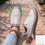 Women's Wide Top Minimalist Barefoot Sneakers - Featuring A Wide Toe Sole And Low Cut Lace Up Walking Shoes, Wide Last Shoes, Cushioning, Lightweight And Breathable, Suitable for Fitness, Yoga Steps, And Daily Work. Couple Sh