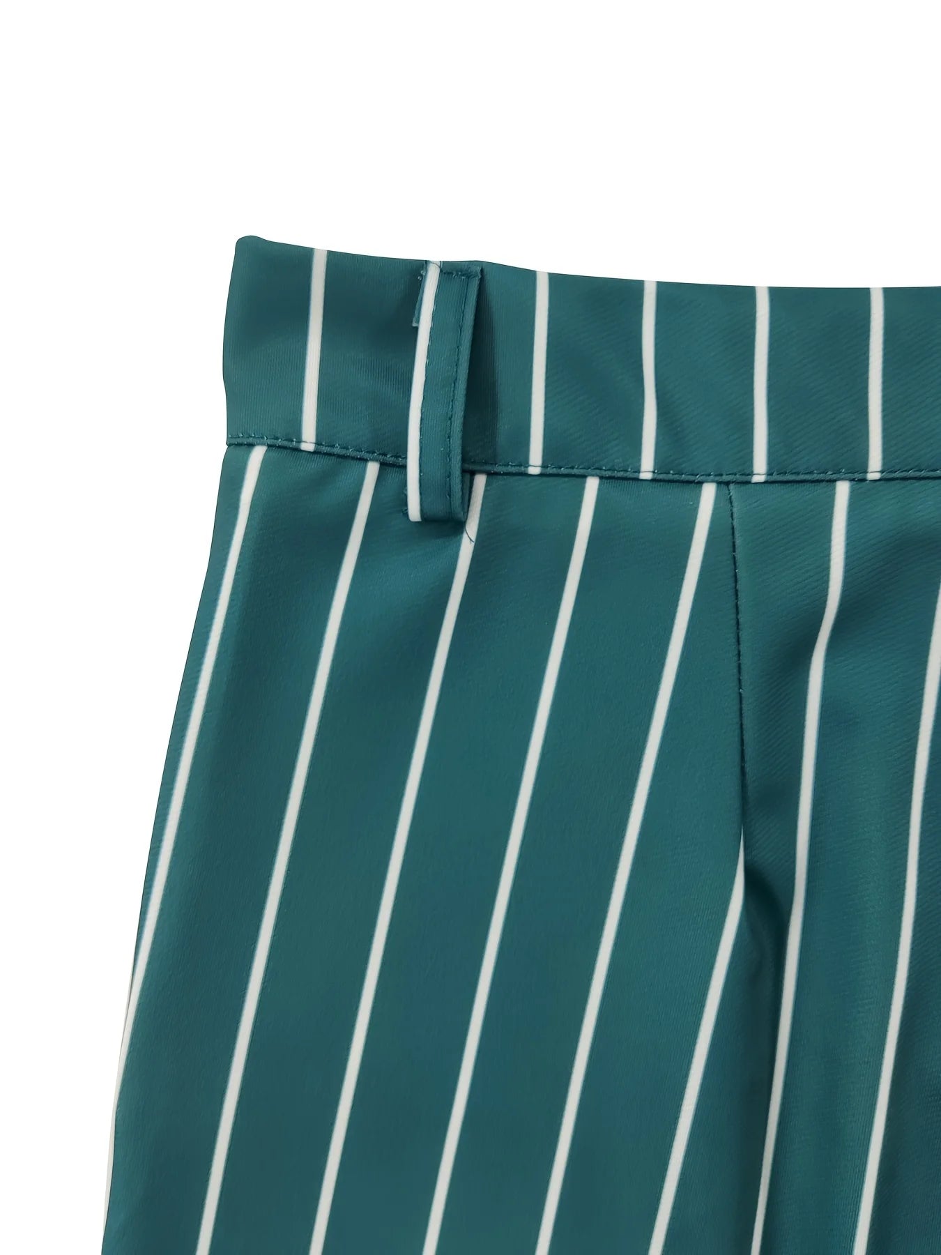Men's Straight-Leg Casual Trousers—Versatile and Stylish; Slim-Fit Striped Dress Pants for a Polished Business Look.
