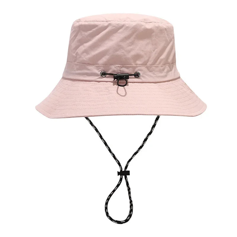 Quick Drying Fisherman Caps Women Men Outdoor Sun Anti-UV Protection Panama Hats Waterproof Camping Foldable Bob Bucket Sunhats